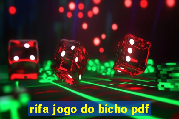 rifa jogo do bicho pdf